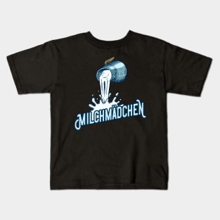 Milchmädchen Milchkanne Landwirtin Kids T-Shirt